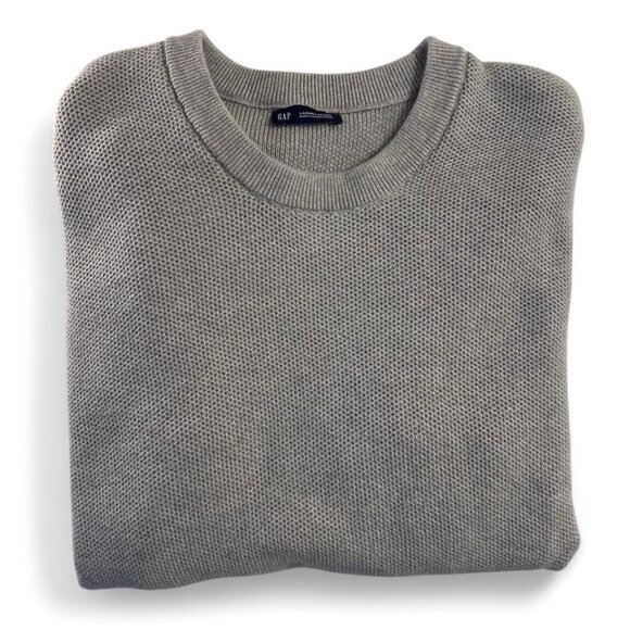 KNIT GAP SWEATER - GREY - Picture 2 of 3